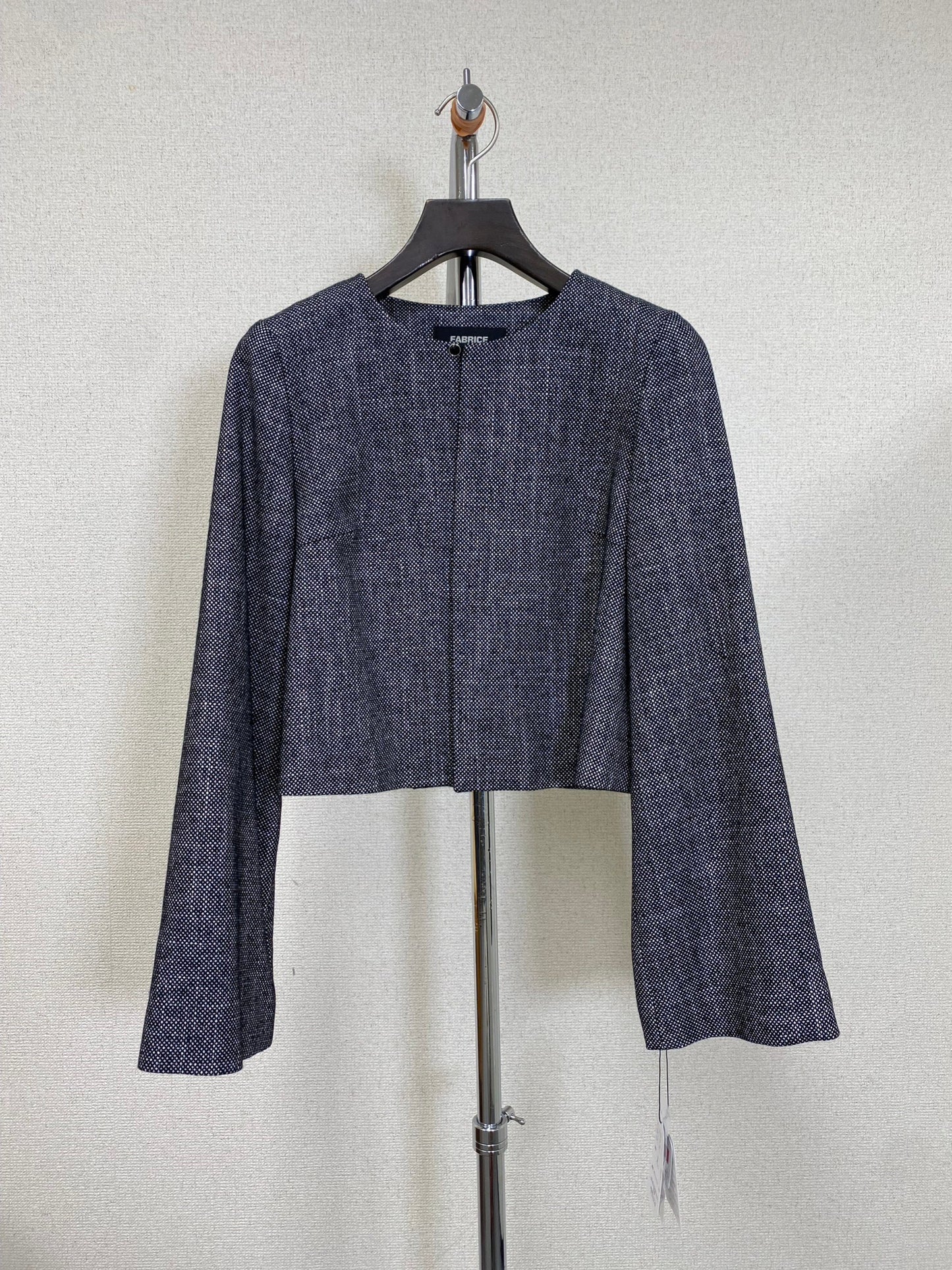 ノーカラー ワンボタン ジャケット 33-533