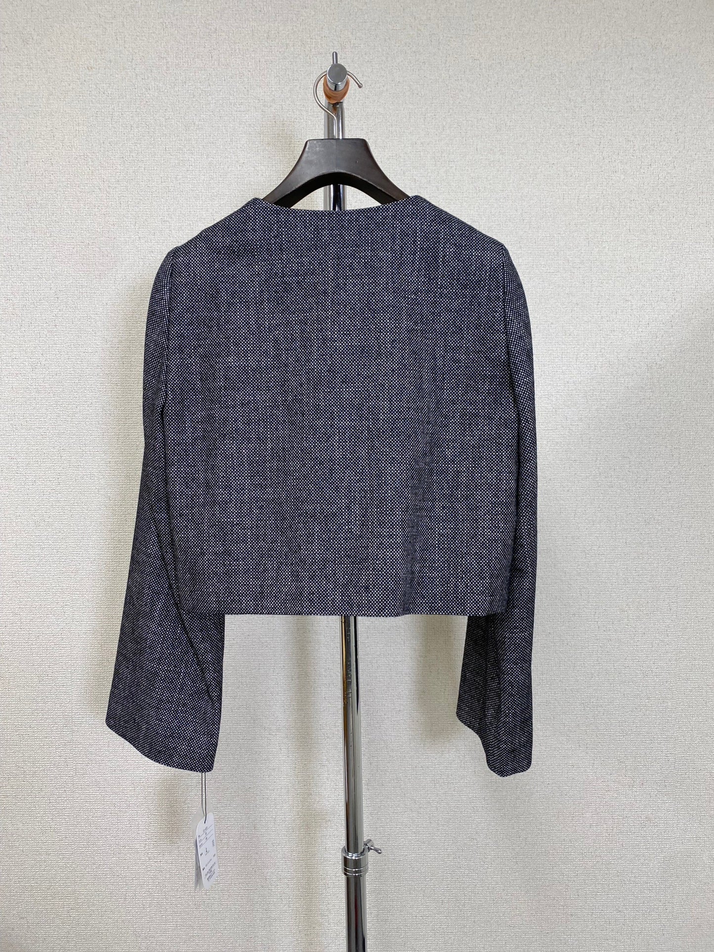 ノーカラー ワンボタン ジャケット 33-533